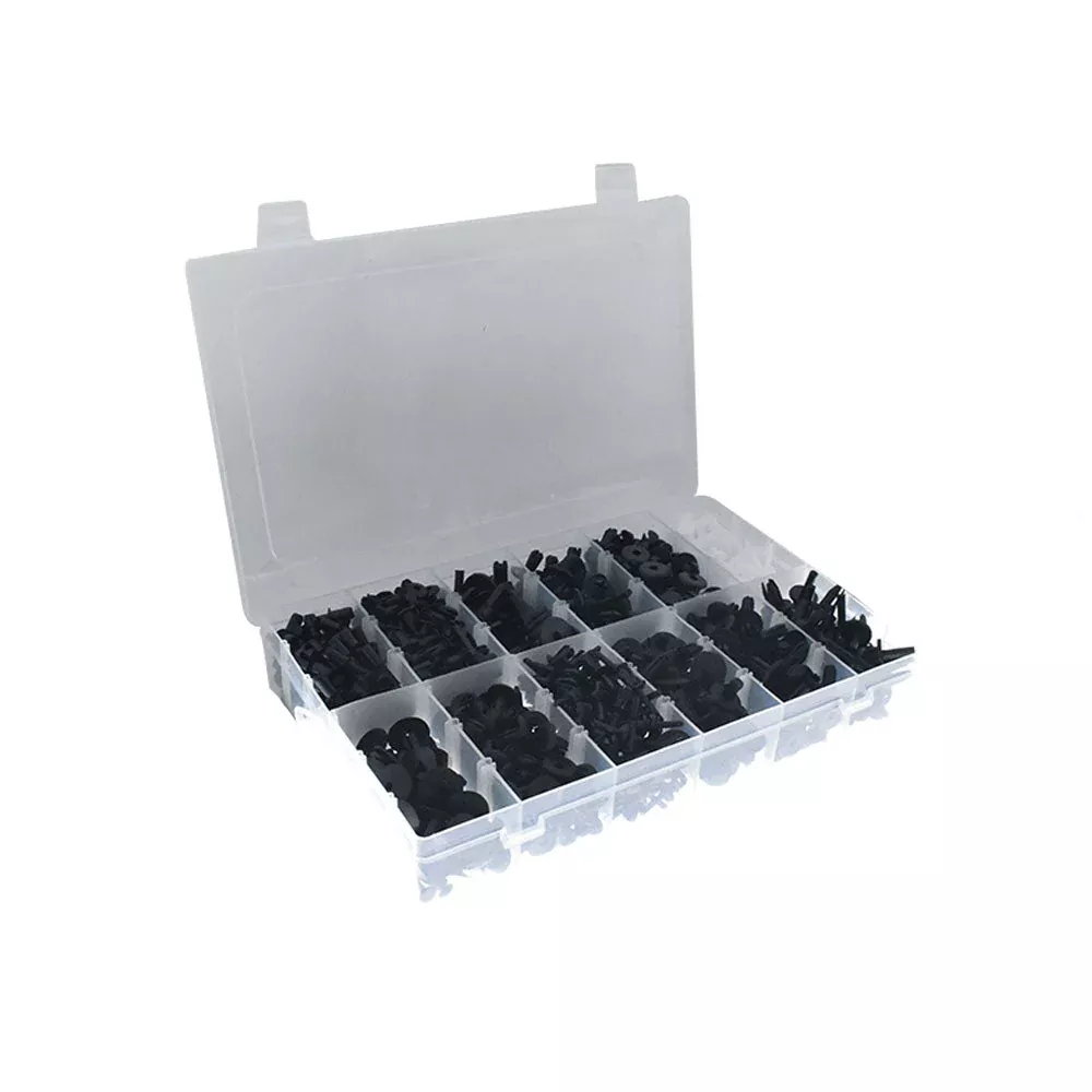 690-piece Car Automotive Push Pin Rivet Trim Clip Panel Body Interior Assortment Retainer Assortment Clips
