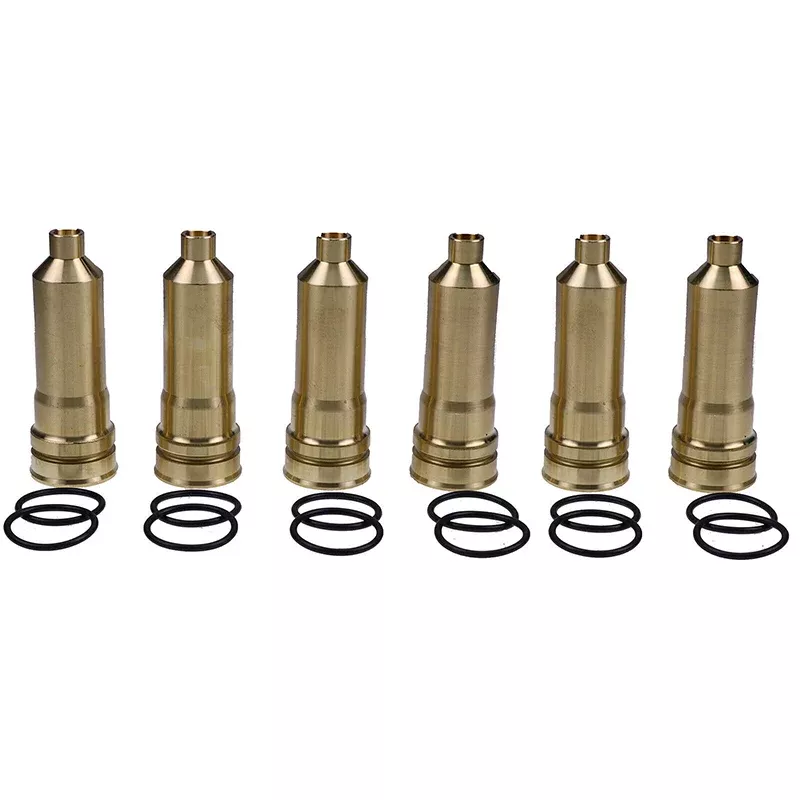 6PCS Injector Sleeve 8-97606661-0 for Isuzu Engine 6HK1 John Deere Excavator 245GLC 225DLC 230GW 220DW 190GW