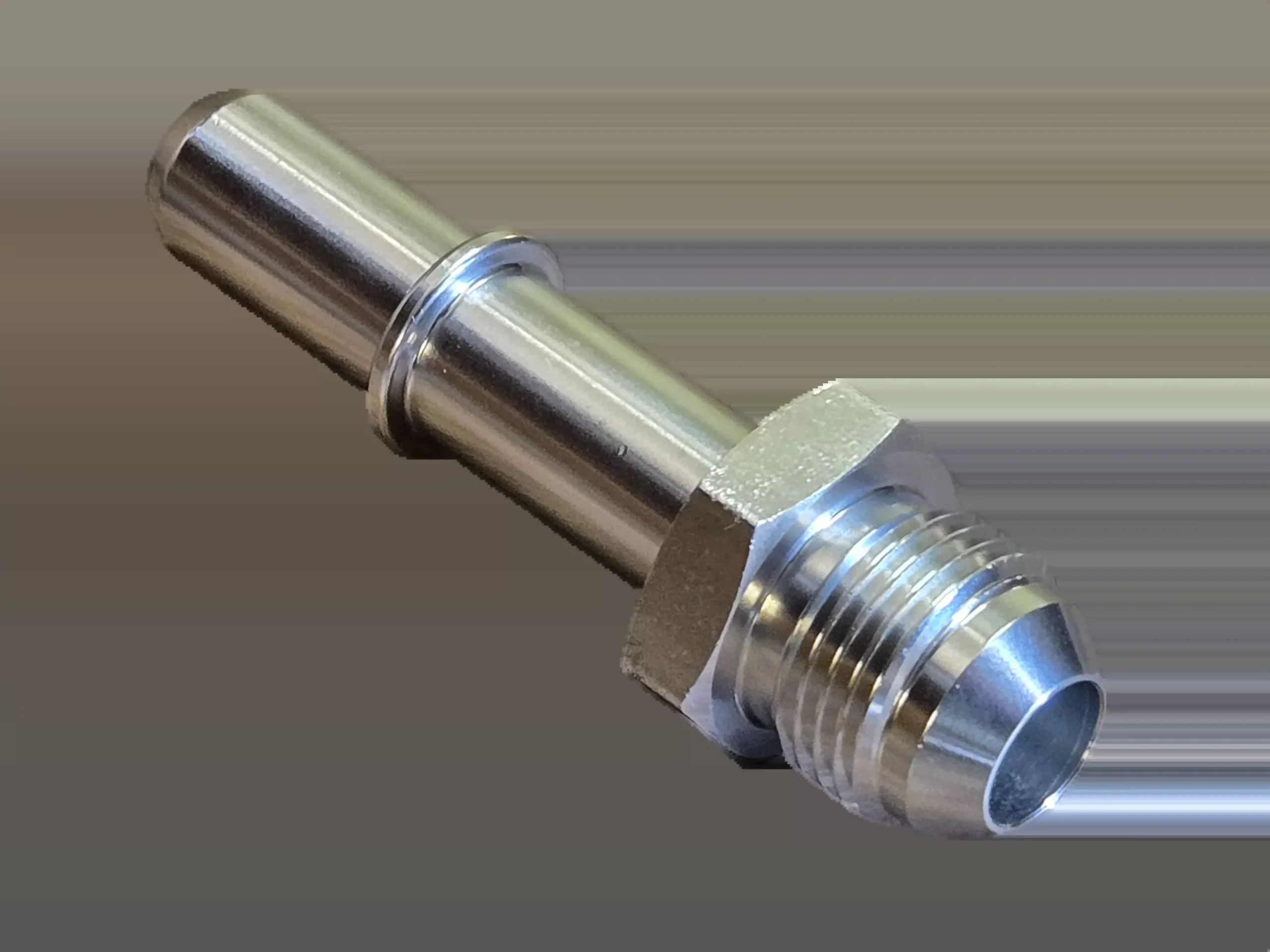 -8 AN to 1/2" Male Quick Connect Fuel Line Adapter Fitting for 6.6 Duramax Chevy