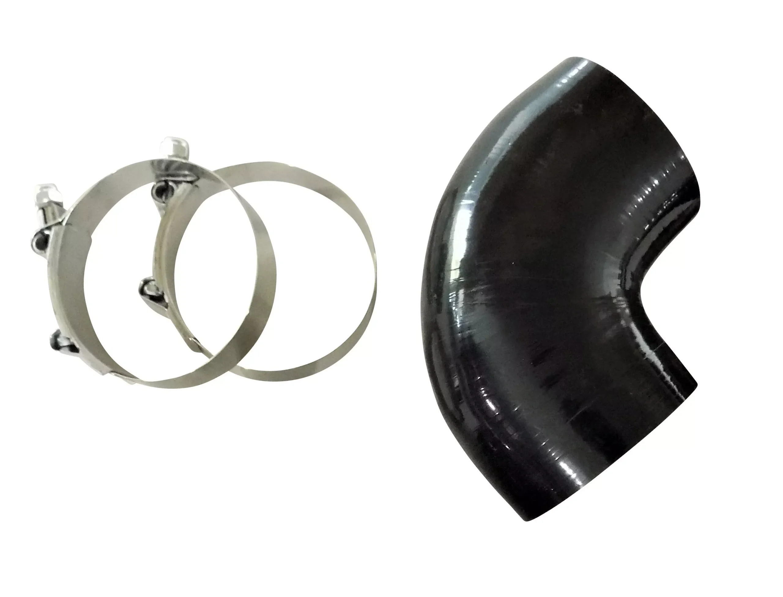 90 Degree Elbow Silicone Coupler with Clamps