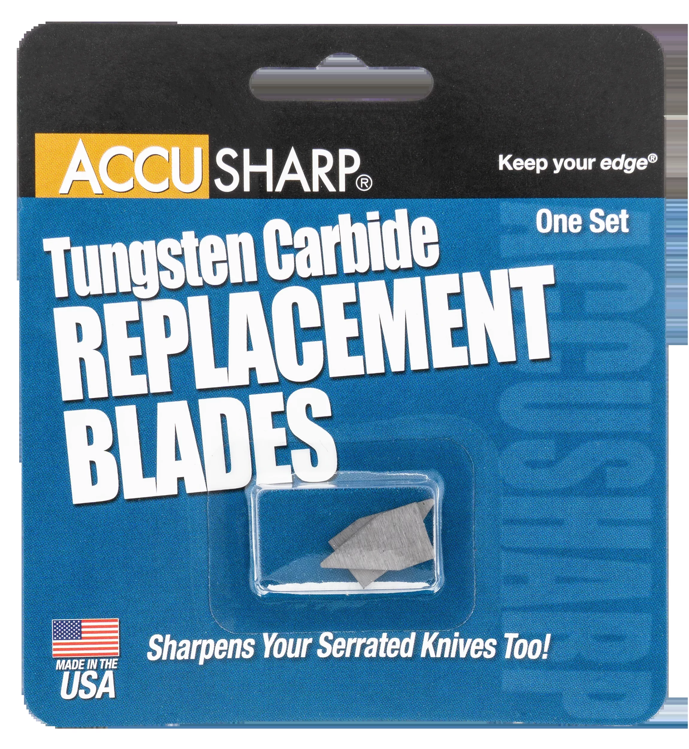 AccuSharp 003 Replacement Sharpening Blades Tungsten Carbide Blade Gray 2 Blades