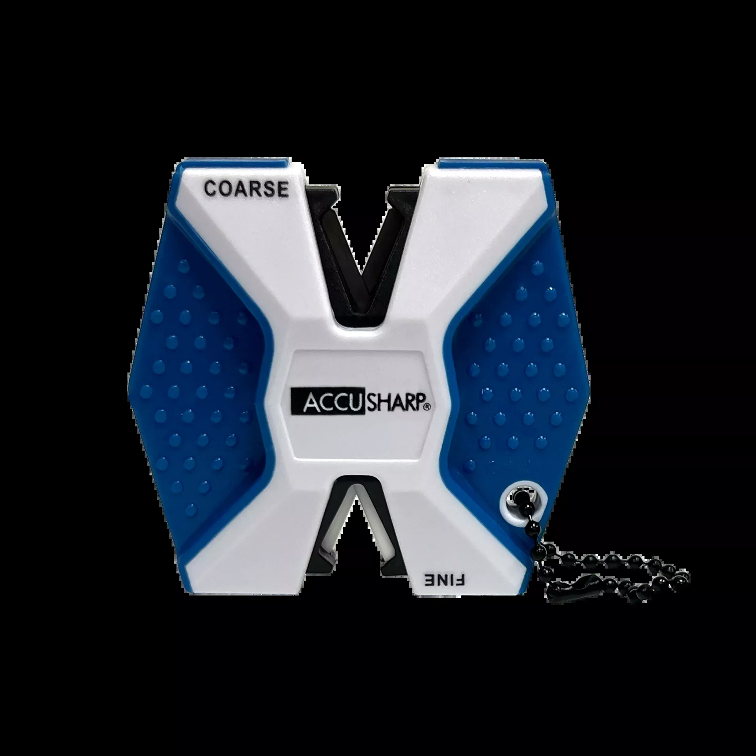 AccuSharp 342C 2-Step Knife Sharpener Hand Held Diamond Tungsten Carbide Sharpener Coarse/Fine Blue/White