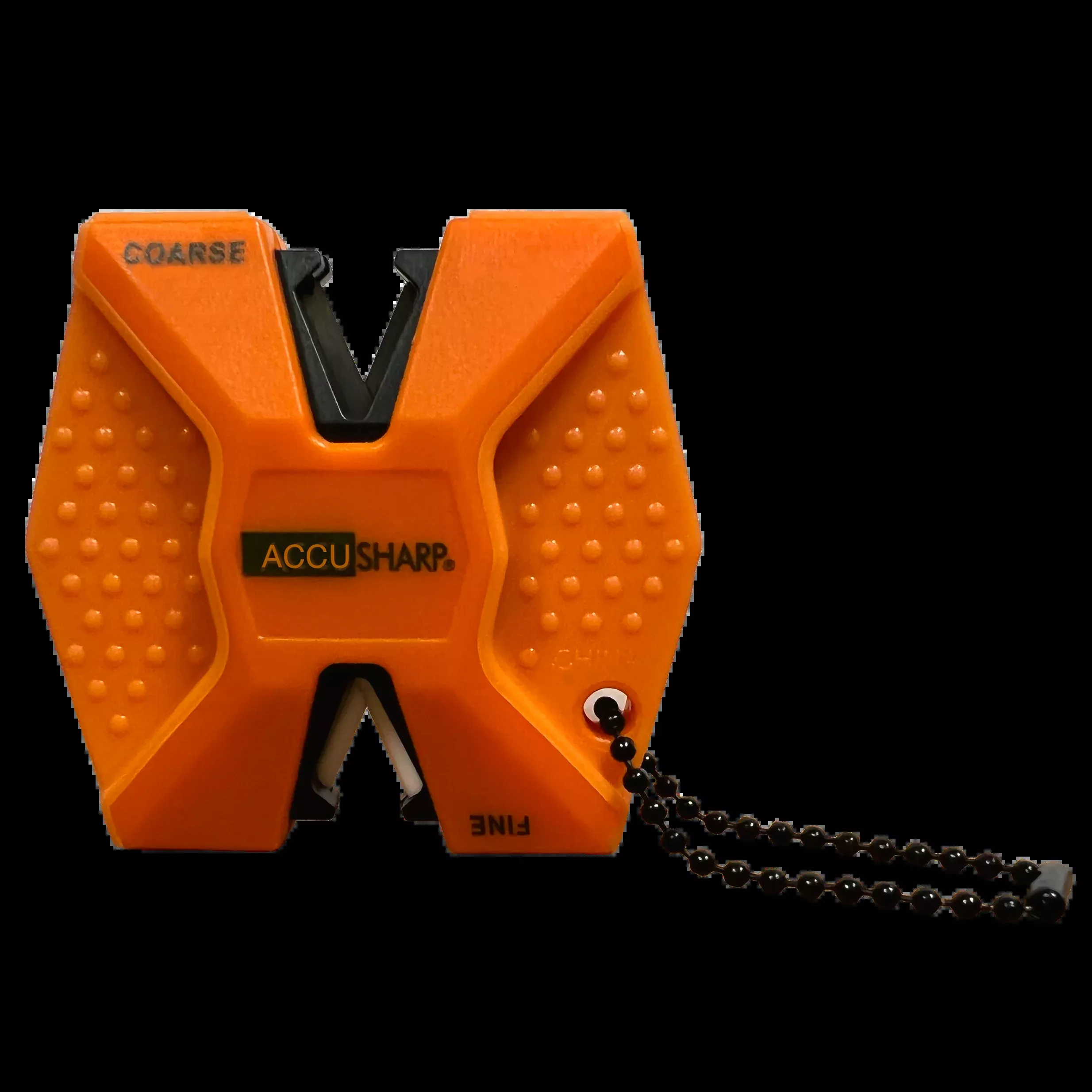 AccuSharp 344C 2-Step Knife Sharpener Hand Held Diamond Tungsten Carbide Sharpener Coarse/Fine Blaze Orange