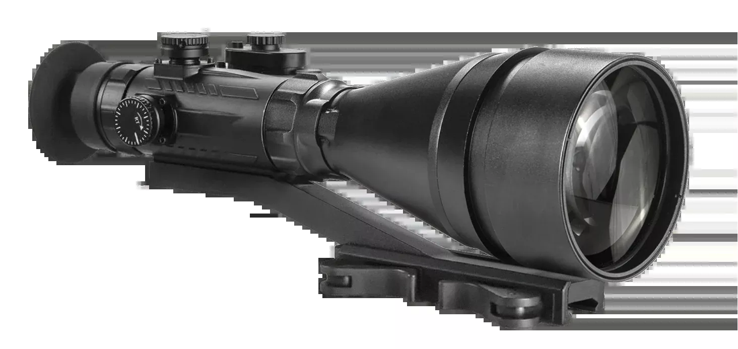 AGM Global Vision 15WP6623483111 Wolverine Pro-6 3AL1 Night Vision Riflescope Matte Black 6x100mm Gen 3 Auto Gated Level 1 Illuminated Red Chevron w/Ballistic Drop Reticle (Adjustable Projected Reticle)