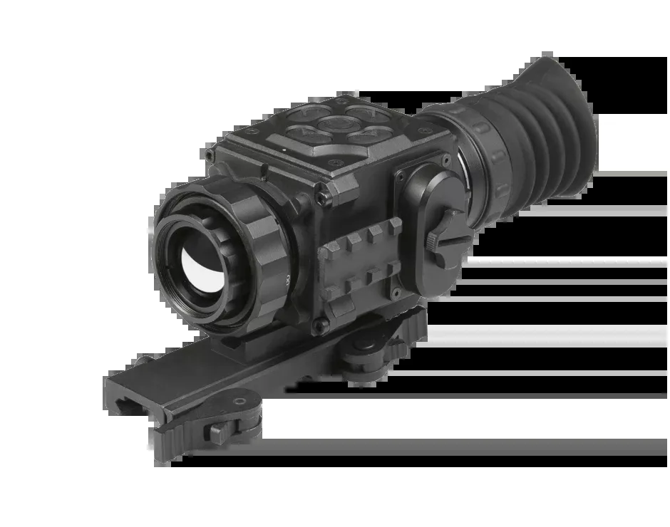 AGM Global Vision 3083455004SE21 Secutor TS25-384 Thermal Rifle Scope Black 1.2x 25mm Multi Reticle 384x288, 50Hz Resolution Zoom Digital 1x/2x/4x/PIP Features Rangefinder