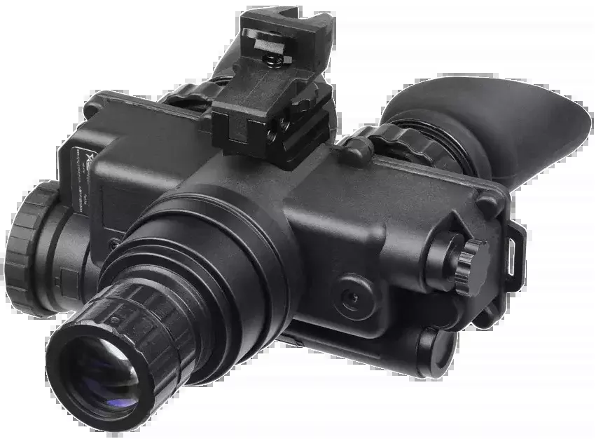 AGM Global Vision Wolf-7 Pro NW1 Night Vision Goggle Gen 2+ Level 1 White Phosphorous Matte Black