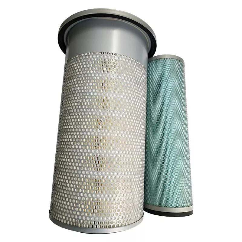 Ail Filter Set 600-181-6820 600-181-6740 for Komatsu Engine 4D95S-W-1 S6D102E-1 S6D105-1 Wheel Loader WA150-3 WA180-3 WA250-3 WA320