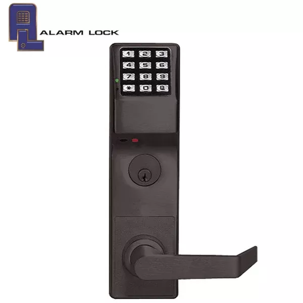 Alarm Lock Trilogy - DL3500CRL - Classroom Mortise Lever Set w/ High Capacity Audit Trail - US26D - Satin Chrome - Left Handed - Grade 1