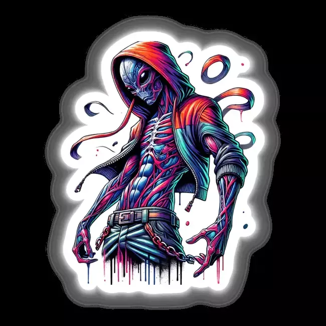 Alien Hoodie Urban Vibes