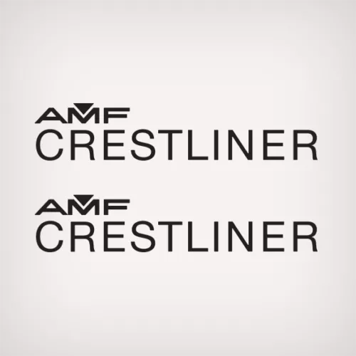 ” AMF Crestliner ” Boat Marine Decals (Set Of 2) – OEM New Oracle *