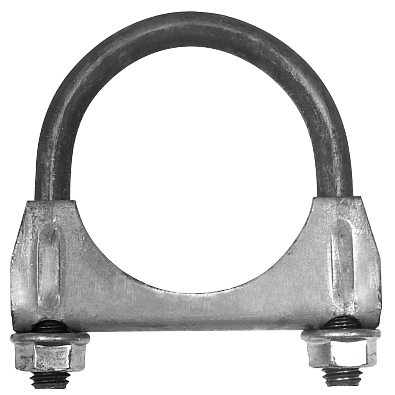 AP Exhaust M214 2.25″ Style Heavy Duty 3/8″ U-Bolt Exhaust Clamp w/Flange Nuts – Mild Steel