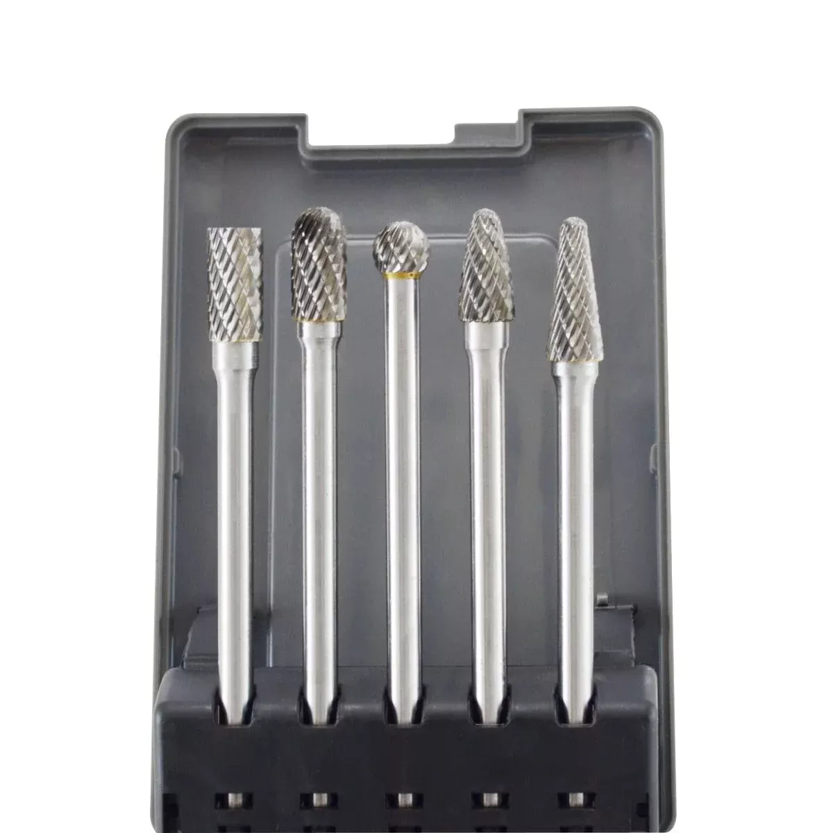 Astro Pneumatic 2185 5pc Long Double Cut Carbide Burr Set 4.5"