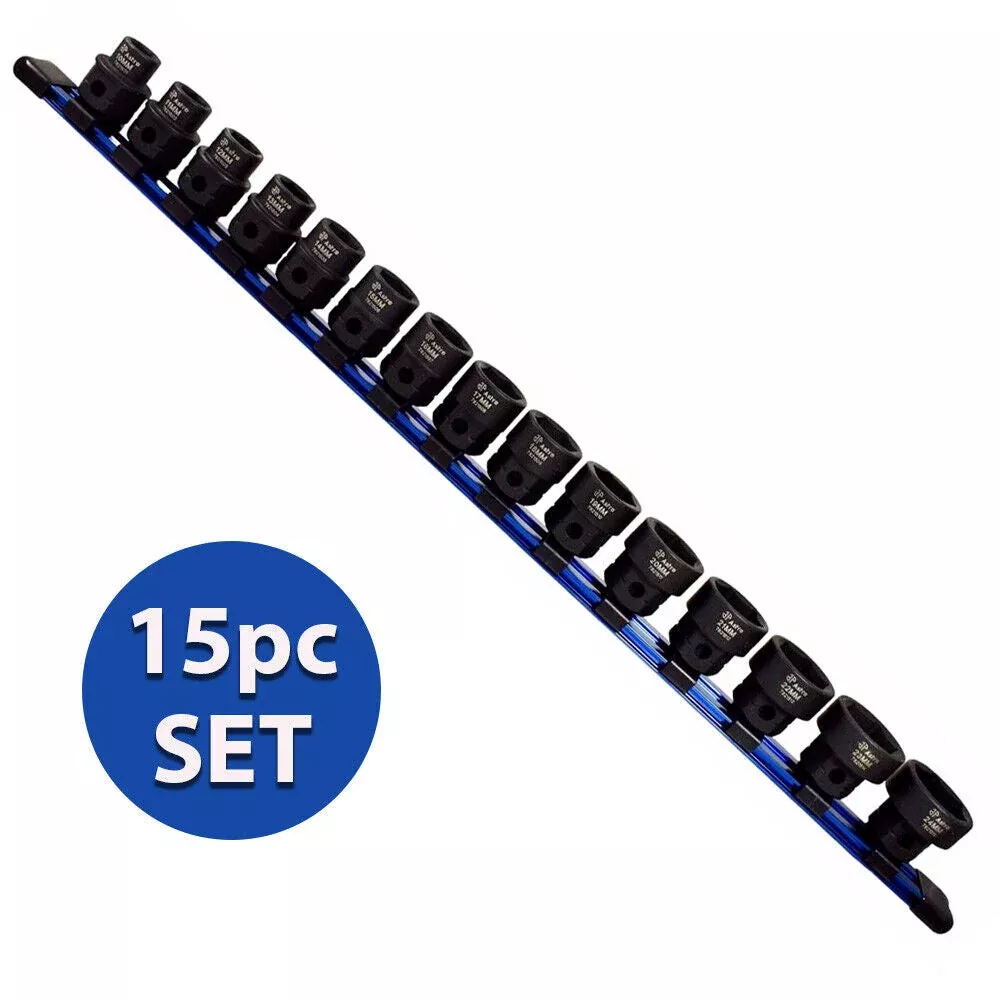 Astro Pneumatic 78215 15pc 1/2" Drive Nano Impact Sockets - Metric