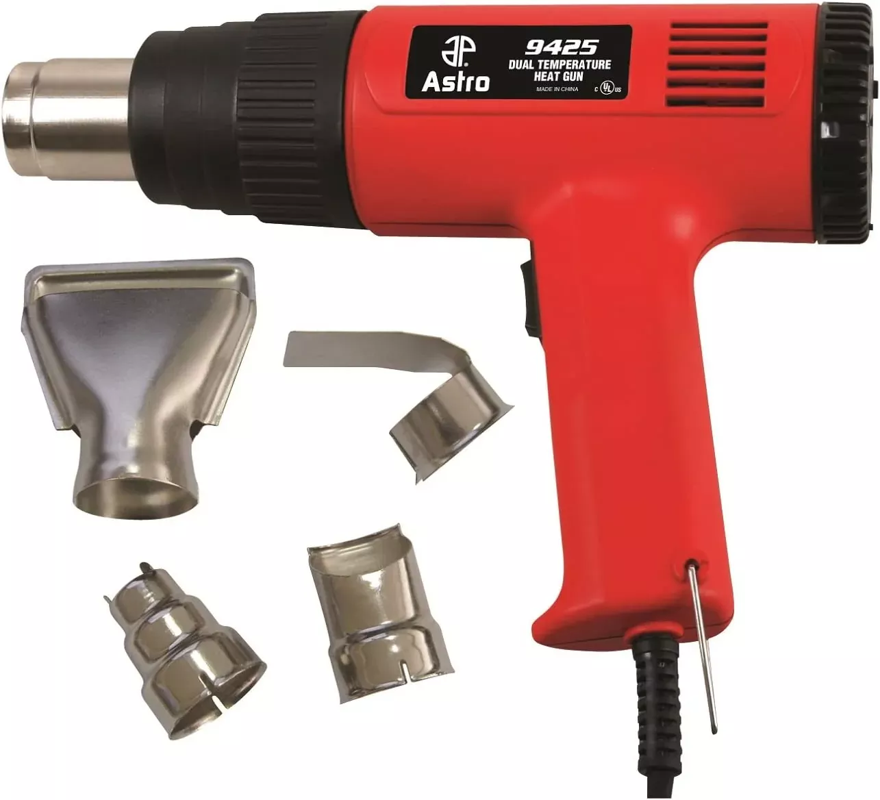 Astro Pneumatic 9425 Dual Temperature Automotive High Temperature Heat Gun Kit
