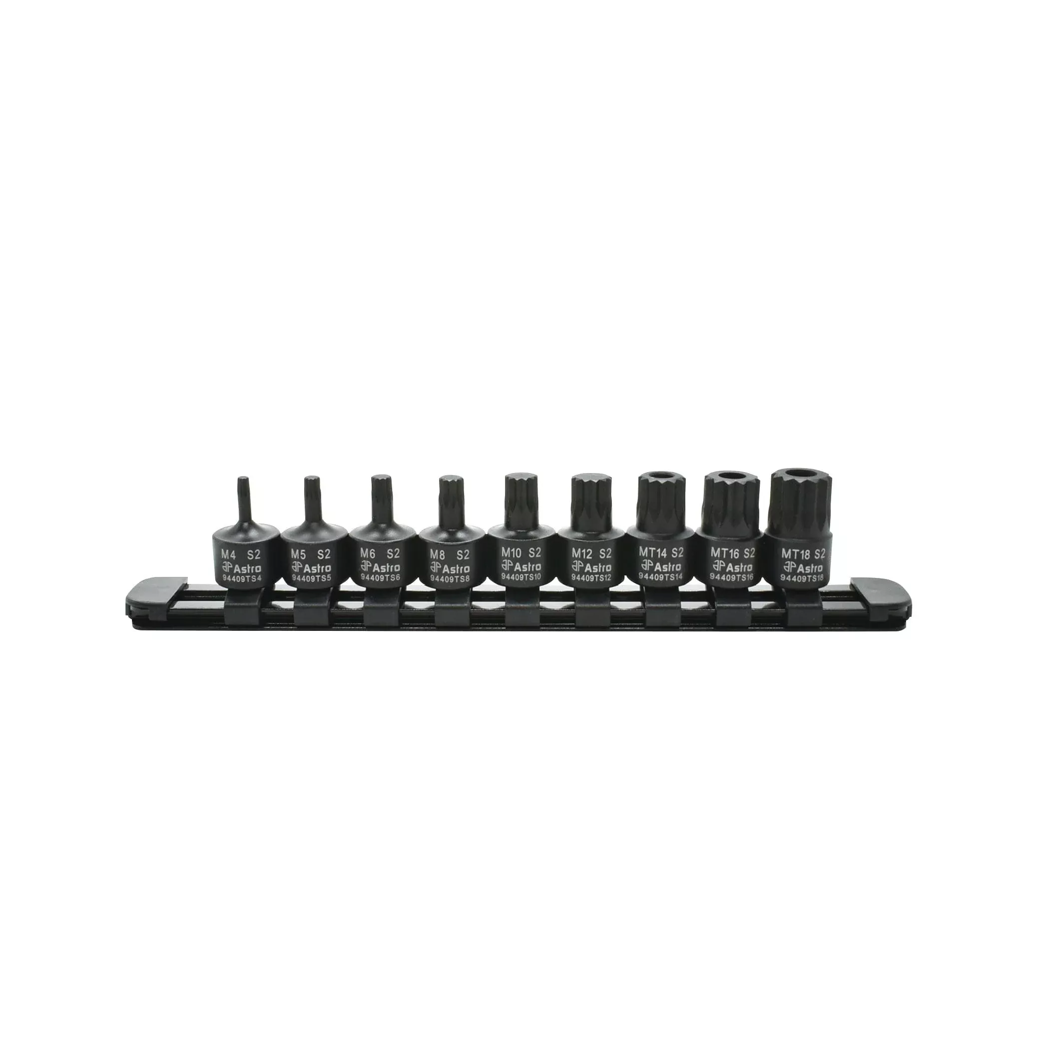 Astro Pneumatic 94409TS 9pc 3/8" Dr. Triple Square Nano Impact Socket Set