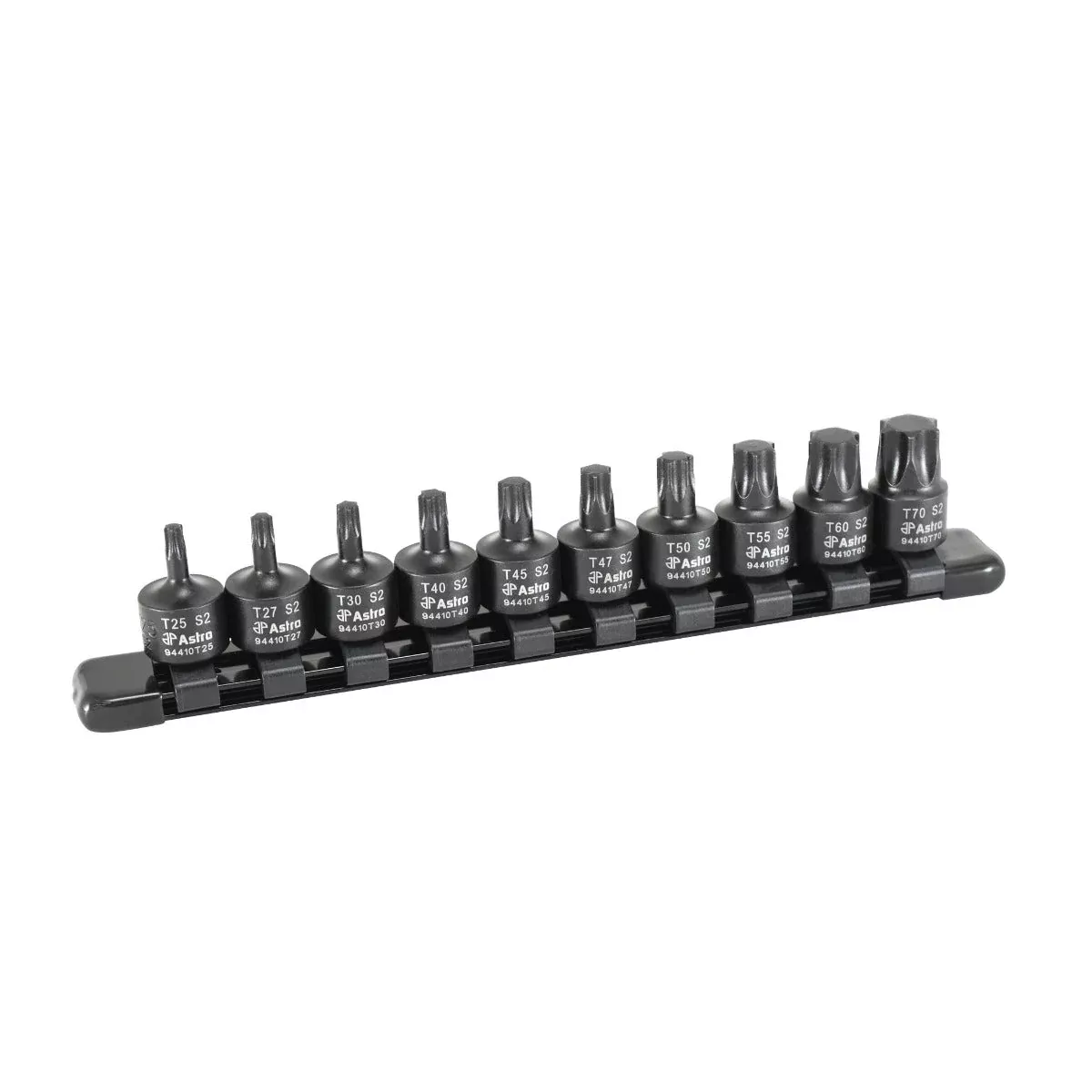 Astro Pneumatic 94410T 10pc 3/8Dr Nano Impact Torx Bit Sockets