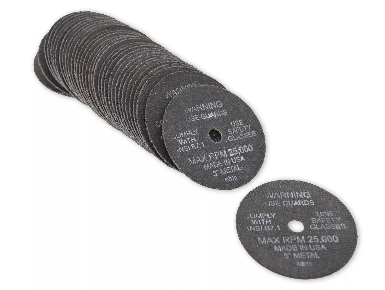 Astro Pneumatic CW3-100 3" Cut-Off Wheels Pack of 100
