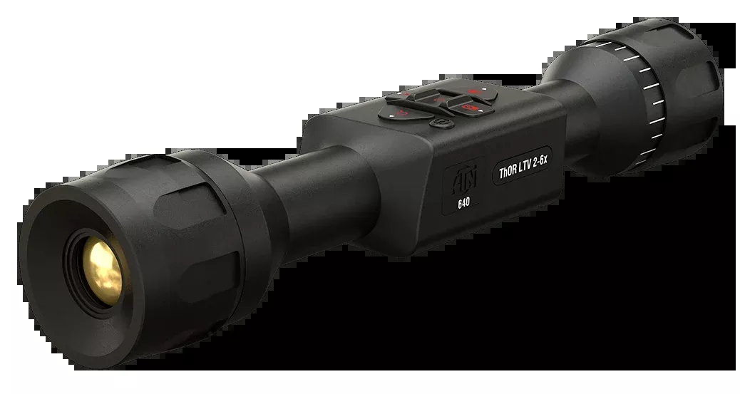 ATN TIWSTLTV625X Thor LTV Thermal Rifle Scope Black 2-6x25mm Illuminated Multi Reticle 640x480 Resolution