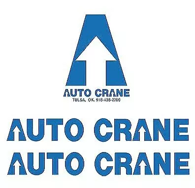 – Auto Crane Decal Kit Decals – (Set of 3) – OEM New Oracle