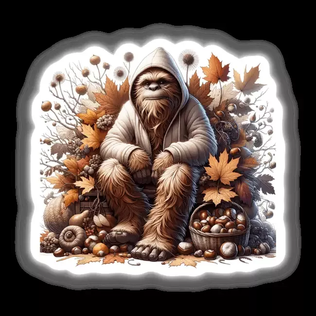 Autumn Sasquatch in Cozy Sweater