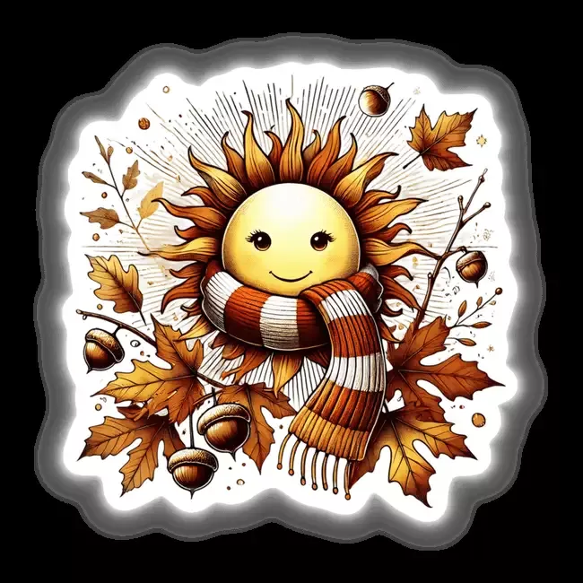 Autumn Sun in Cozy Sweater