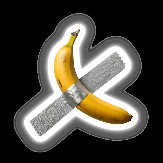 Banana Duct Tape Art