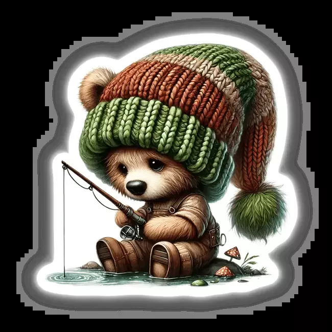 Bear Gnome Fishing