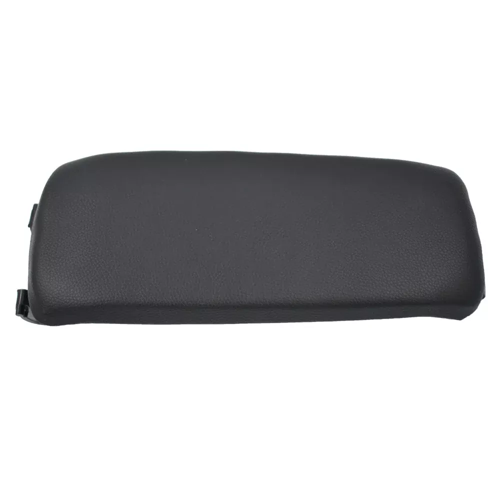 Black Artificial Leather Armrest Center Console Lid Cover Replacement for A4 S4 B7 2004-2008 8E0864245P38M
