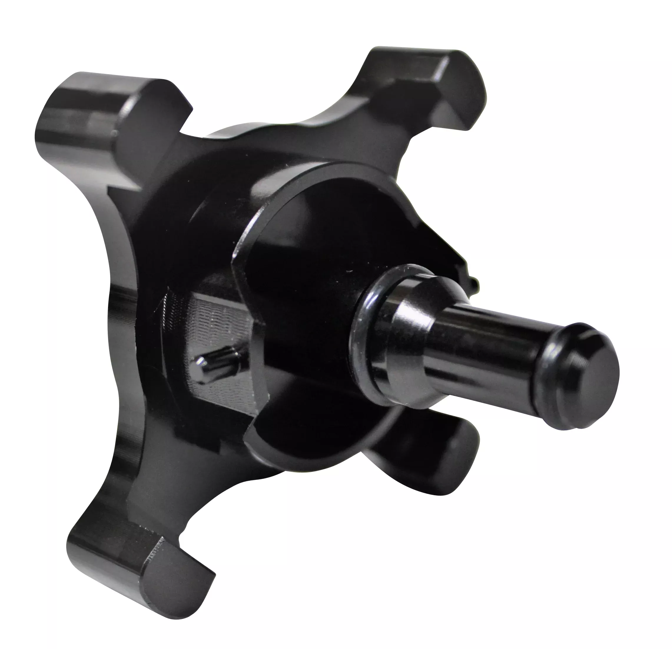 Black Billet Fuel Drain Valve for 6.7l 2017-2022 Ford Powerstroke