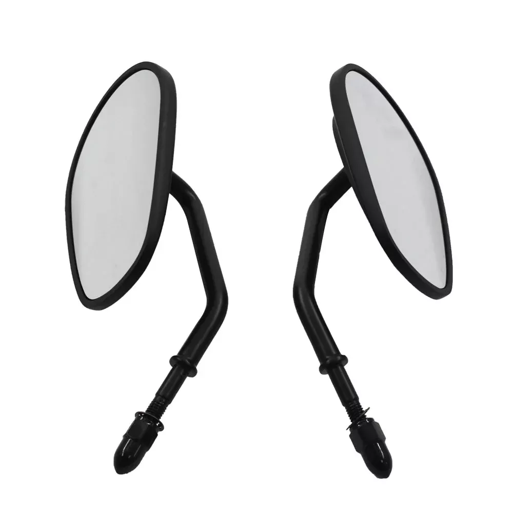 Black Door off Hinge Rearview Side Mirrors For Jeep Wrangler JK YJ TJ JL JKU YJ