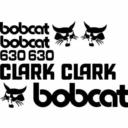 – Bobcat 630 Clark Decal Kit Decals – (Set of 9) – OEM New Oracle