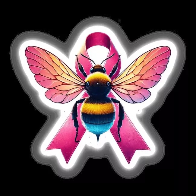 Bumblebee Pink Ribbon Breast Cancer