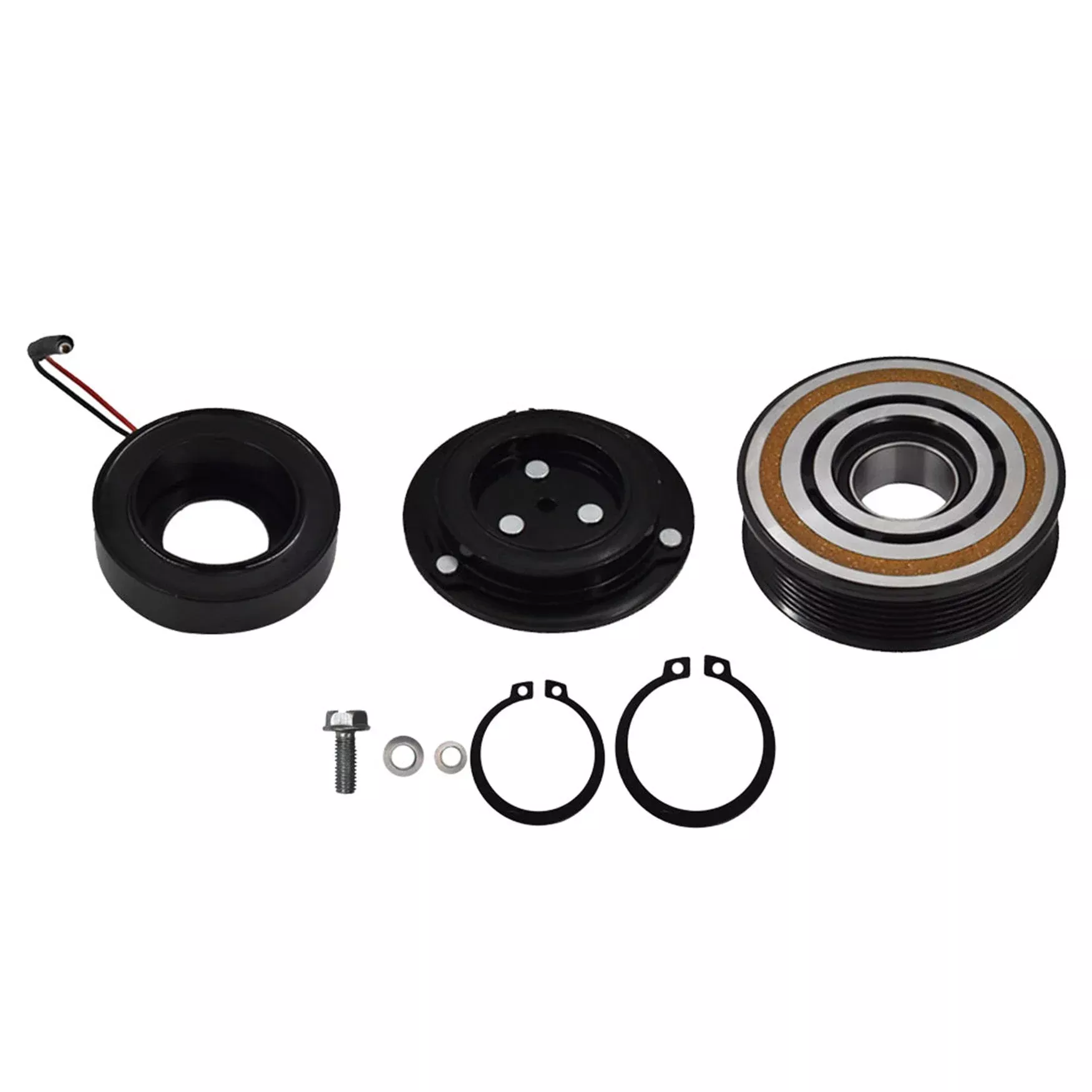 A/C Compressor Clutch Replacement for Toyota Tacoma 2005-2016 | Repair Kit Plate Pulley Bearing Coil