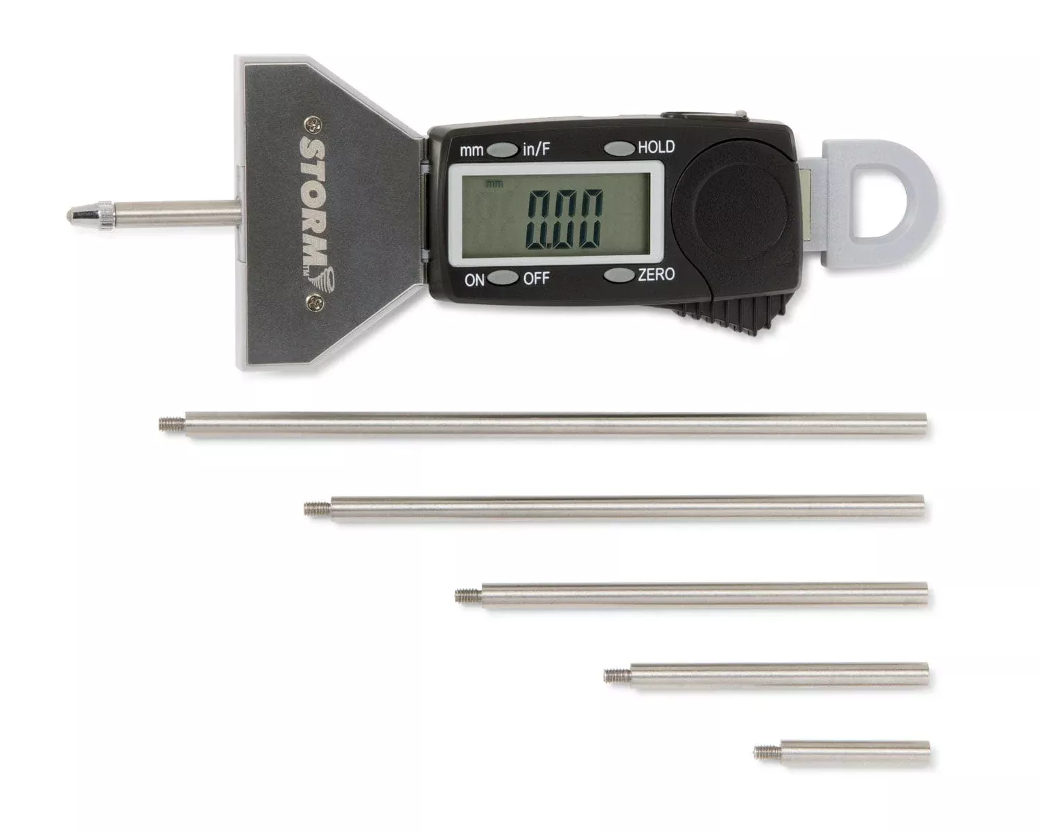Central Tools STORM 3M746 0-16" Digital Depth Gauge