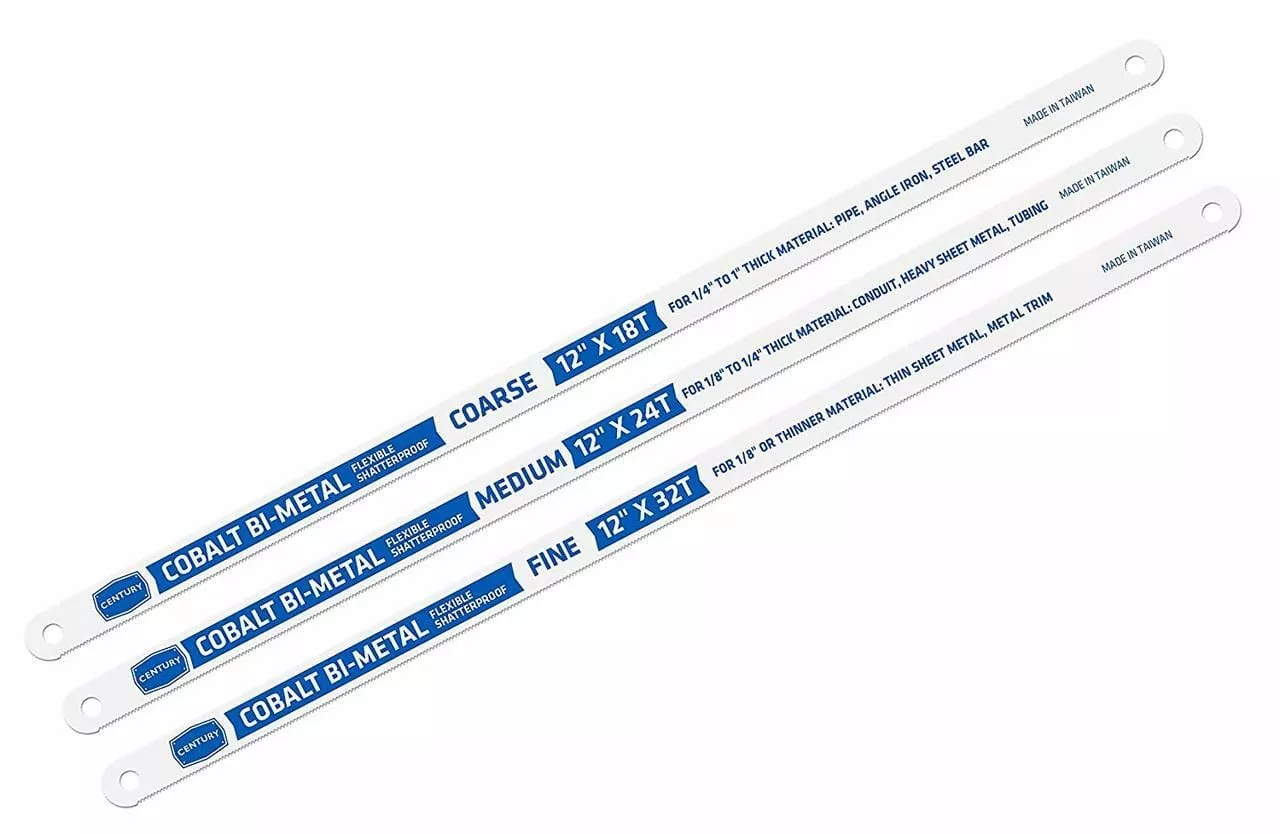 Century 04424 12"x24T Cobalt Bi-Metal Hacksaw Blade