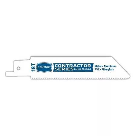Century 07418 Contractor Series 18Tx4" Bi-Metal Reciprocating Saw Blade