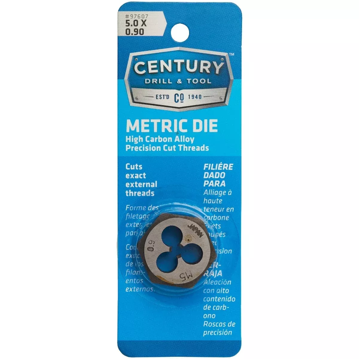 Century Drill and Tool 97608 Metric Die 6 x 1