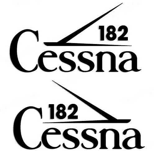 – Cessna 182 Aircraft Decals – (Set of 2) – OEM New Oracle