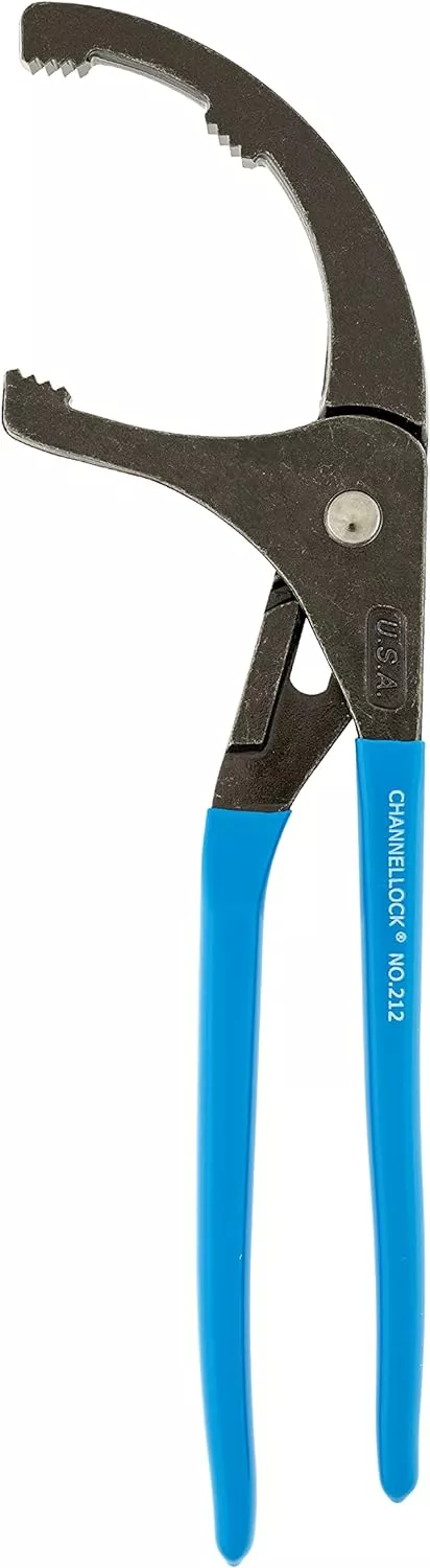 Channellock 212 12" Adjustable Oil Filter / PVC Pliers 4.25" Capacity