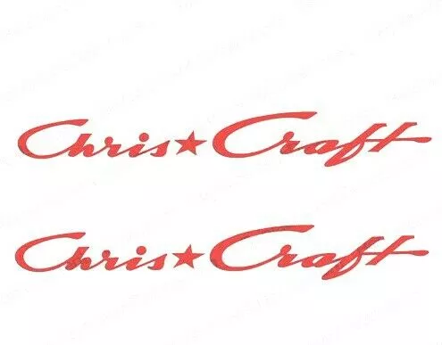 ” Chris Craft ” Boat Marine Decals (Set of 2) – OEM New Oracle