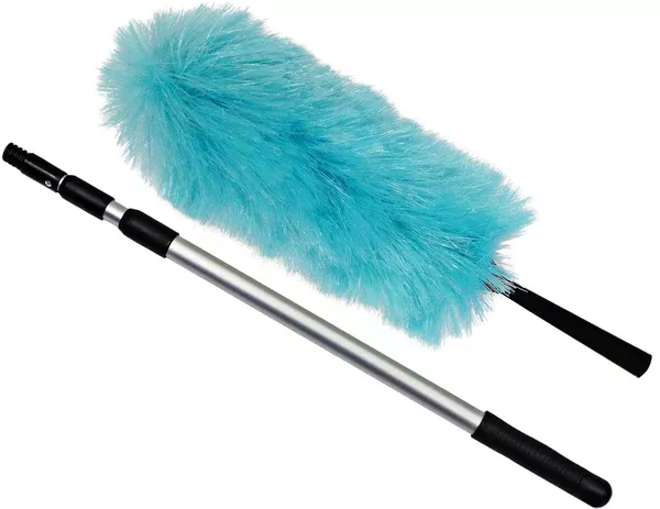 CleanAide Electrostatic Duster With 3-Section Extension Pole