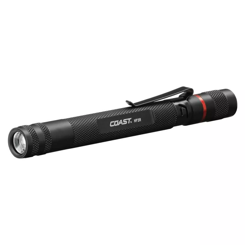 Coast Products 20818 HP3R LED USB Rechargeable Penlight BLACK