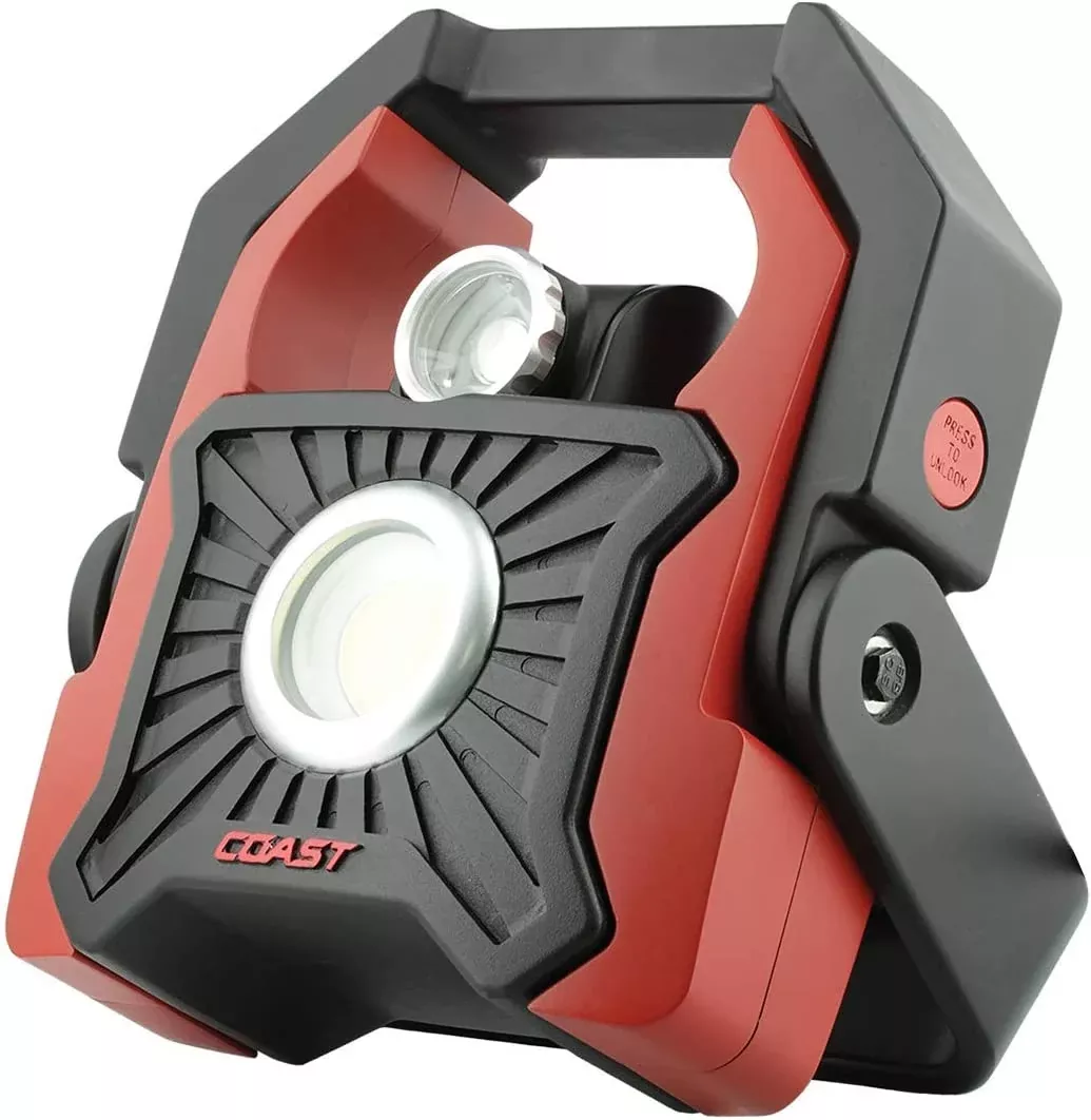 Coast WL2 2000 Lumen Rechargeable Dual Power Portable LED Work Light