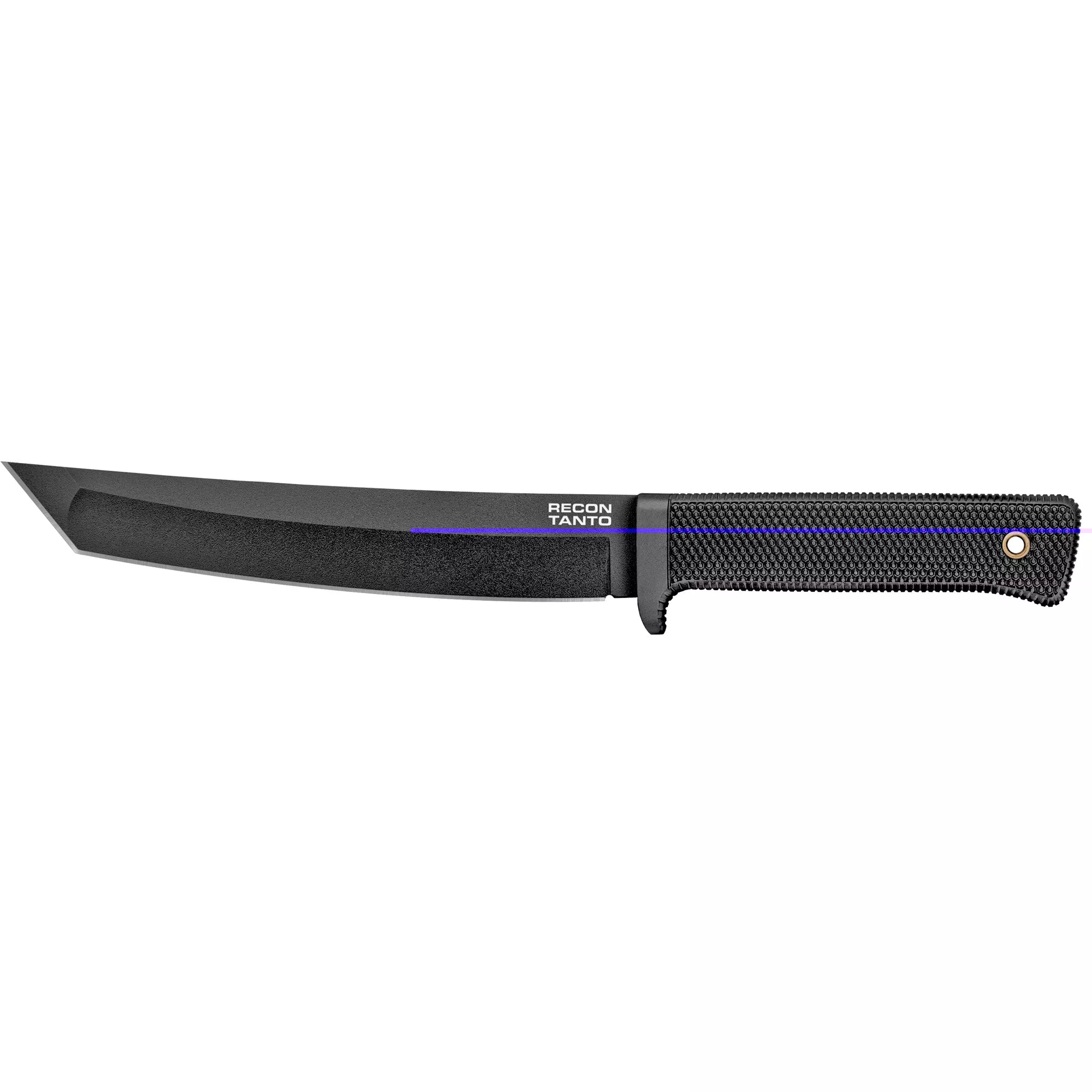 Cold Steel CS49LRT Recon7" Fixed Tanto Plain Black Tuff-Ex Finish SK-5 Steel Blade/Black Kray-Ex Handle Includes Sheath