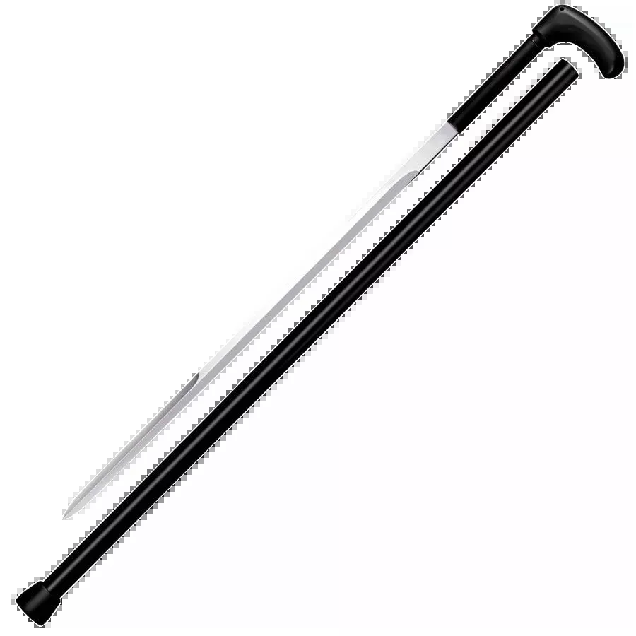 Cold Steel CS88SCFD Heavy Duty Sword Cane Plain Sword 3Cr13MoV SS Blade/Black Heavy Duty Nylon Handle
