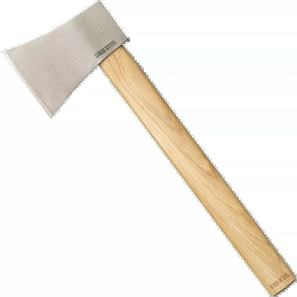Cold Steel CS90AXFZ Competition Throwing Axe 4" Blade 1055 Carbon Steel Blade American Hickory Handle 16" Long Hatchet