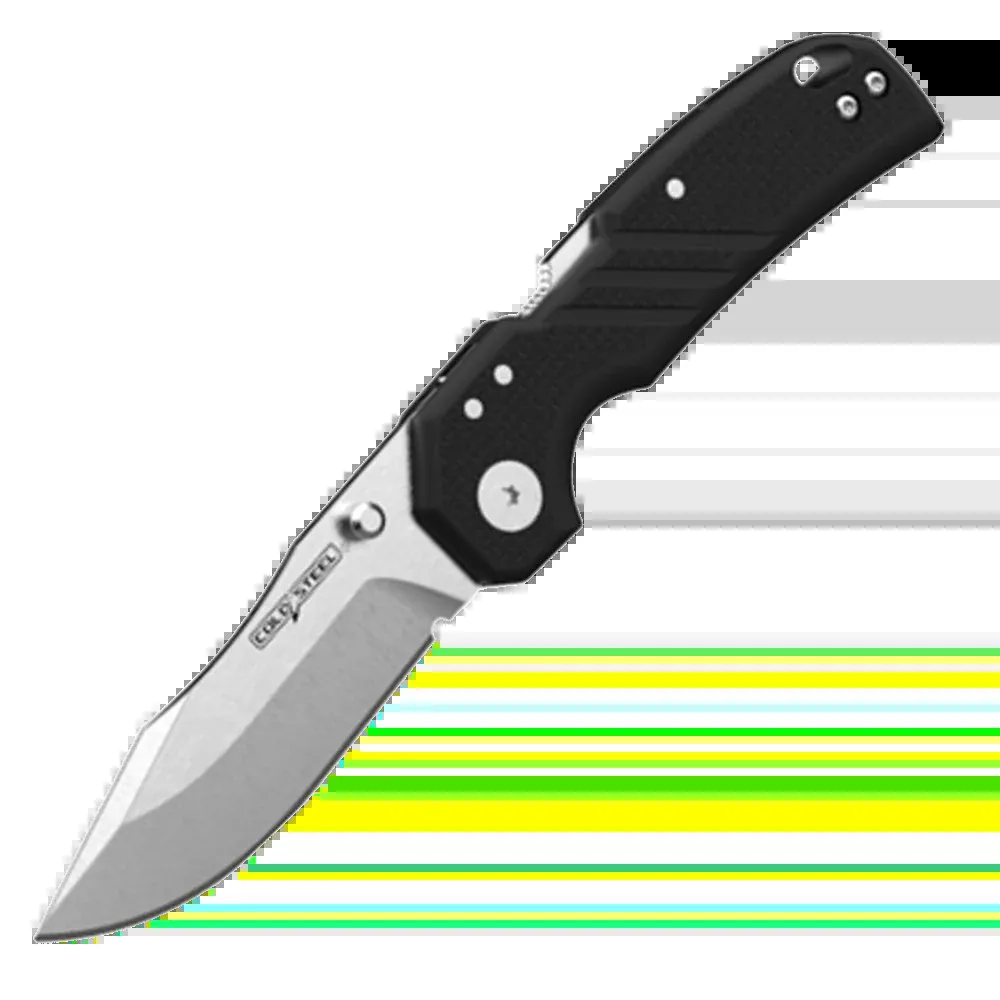 Cold Steel CSFL30DPLCS35 Engage3" Folding Clip Point Plain Satin S35VN SS Blade/4.11" Black G10 Handle Includes Belt Clip