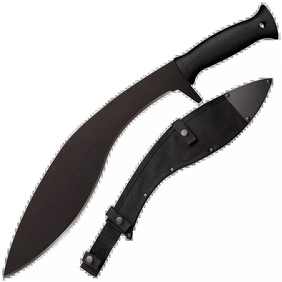 Cold Steel Kukri Plus Machete with Sheath 13" 1055 Carbon Steel Blade Polymer Handle