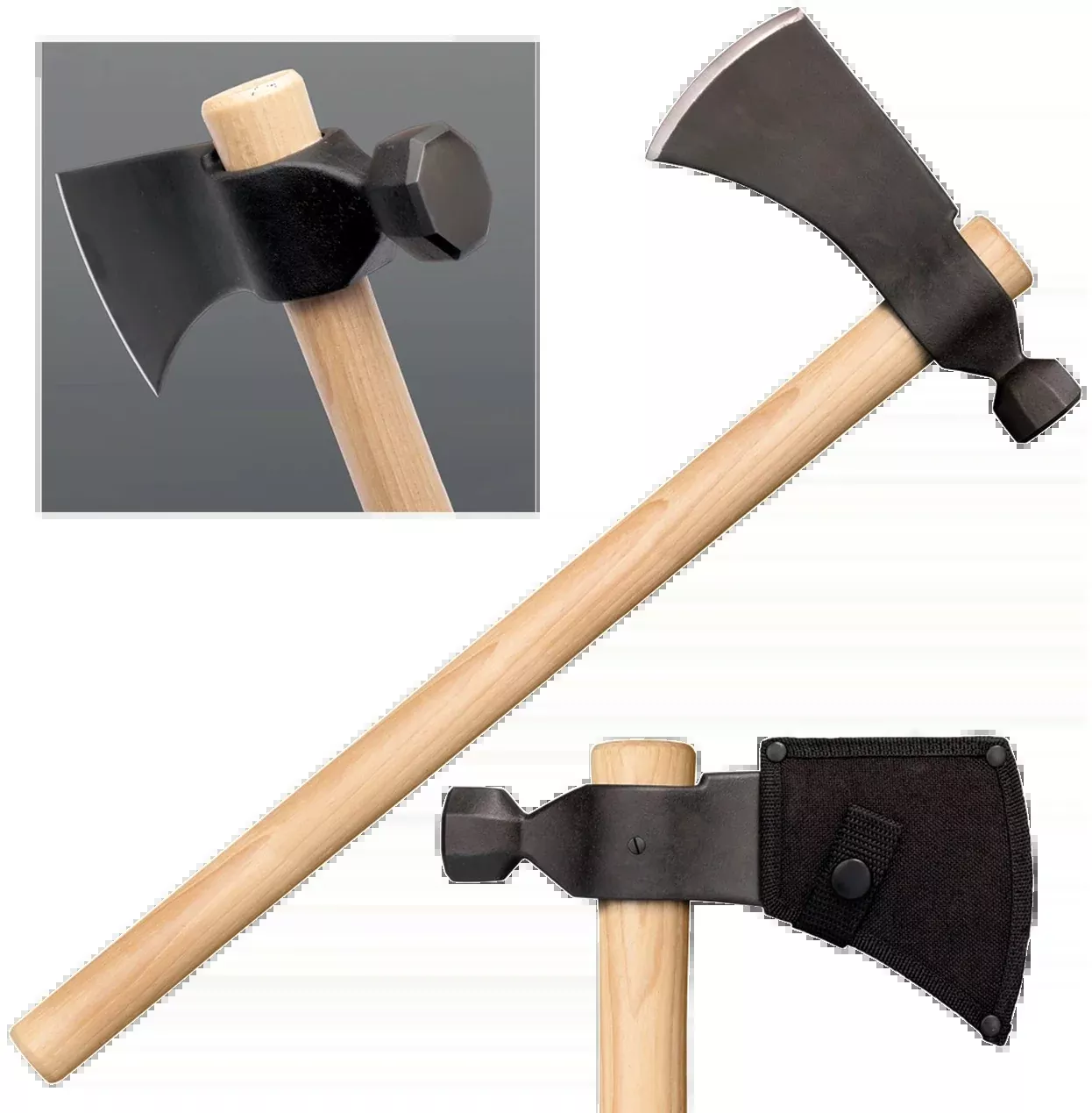 Cold Steel Rifleman's Tomahawk 3-1/2" Blade 19" Overall Length Hickory Handle