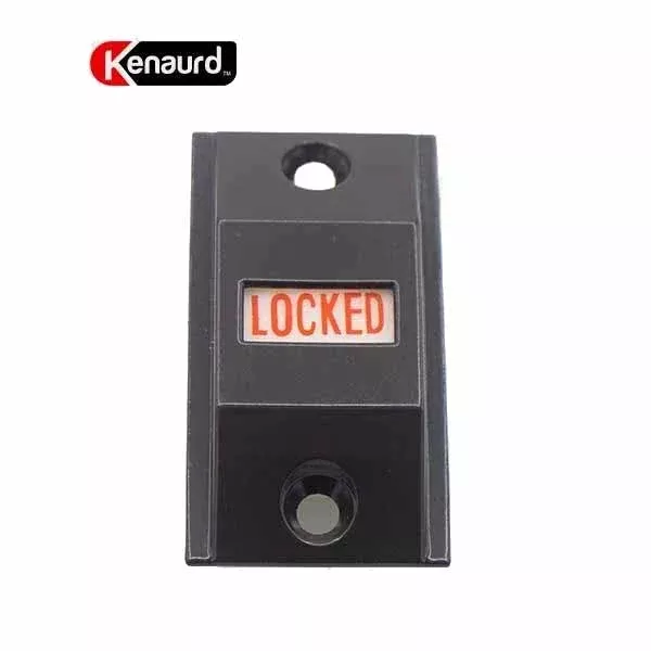 Commercial Storefront Lock Indicator - Anodized Bronze (DURA)